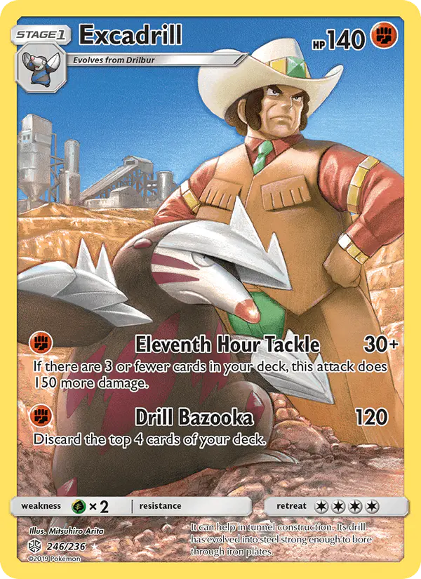 Carta Excadrill 246/236 de Cosmic Eclipse