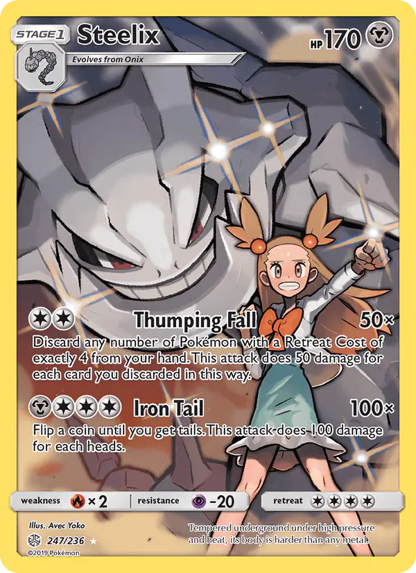 Carta Steelix 247/236 de Cosmic Eclipse