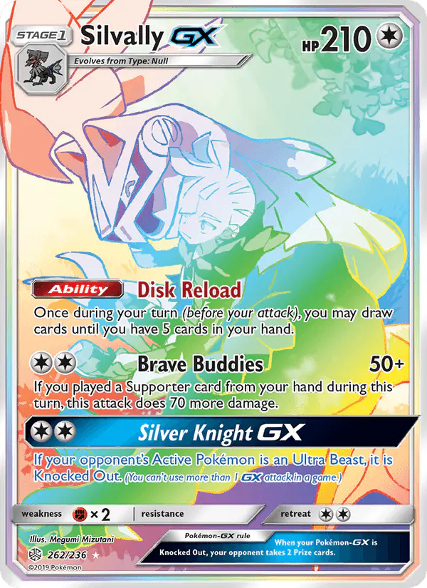 Carta Silvally GX 262/236 de Cosmic Eclipse