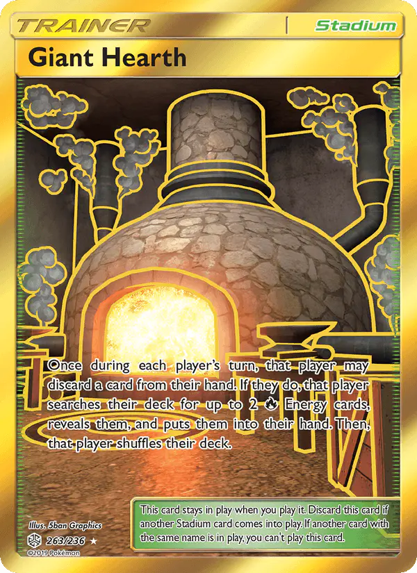 Carta Giant Hearth 263/236 de Cosmic Eclipse