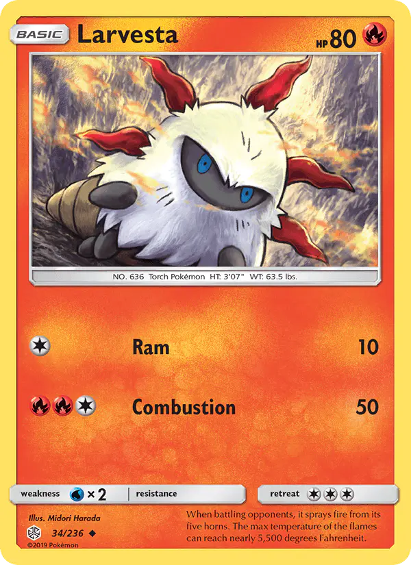 Carta Larvesta 34/236 de Cosmic Eclipse
