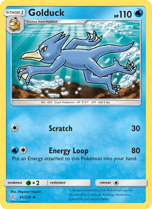 Carta Golduck 41/236 de Cosmic Eclipse
