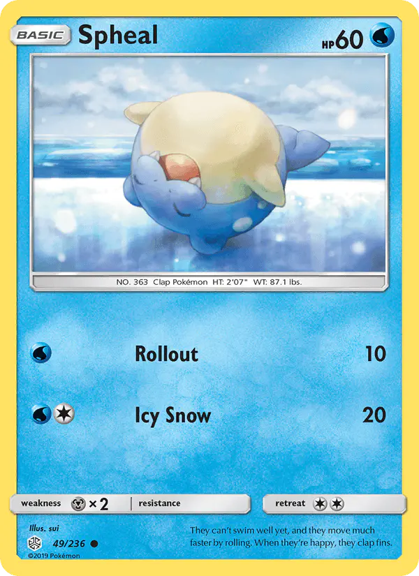 Carta Spheal 49/236 de Cosmic Eclipse