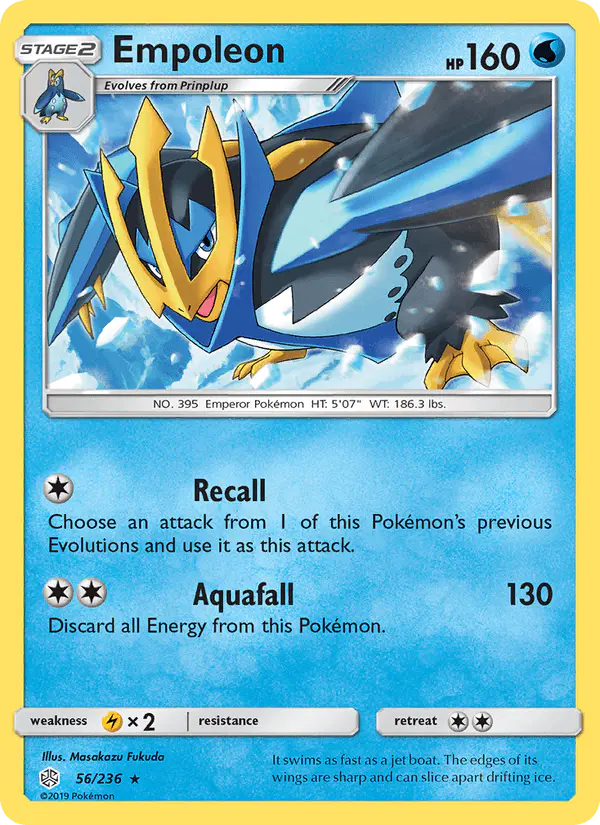 Carta Empoleon 56/236 de Cosmic Eclipse