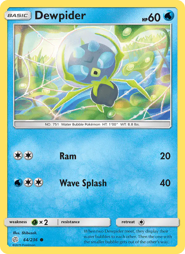 Carta Dewpider 64/236 de Cosmic Eclipse