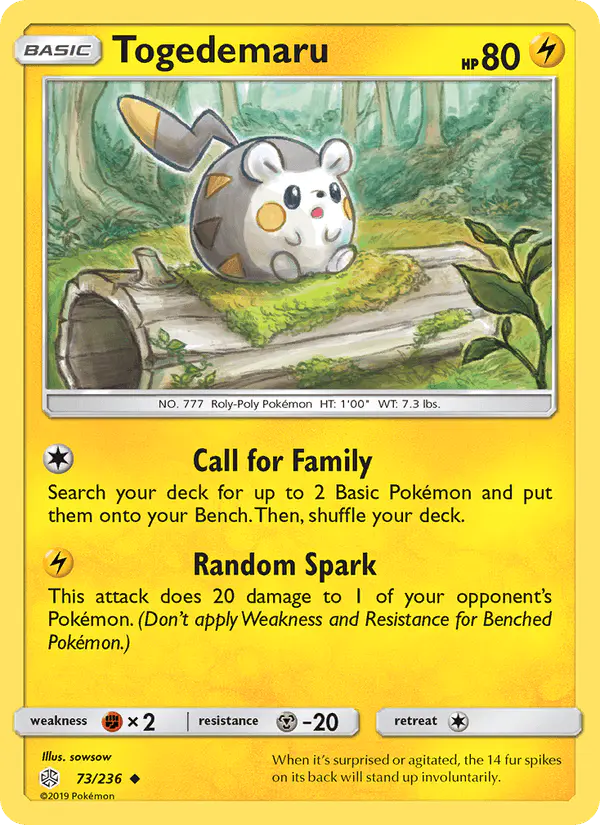 Carta Togedemaru 73/236 de Cosmic Eclipse