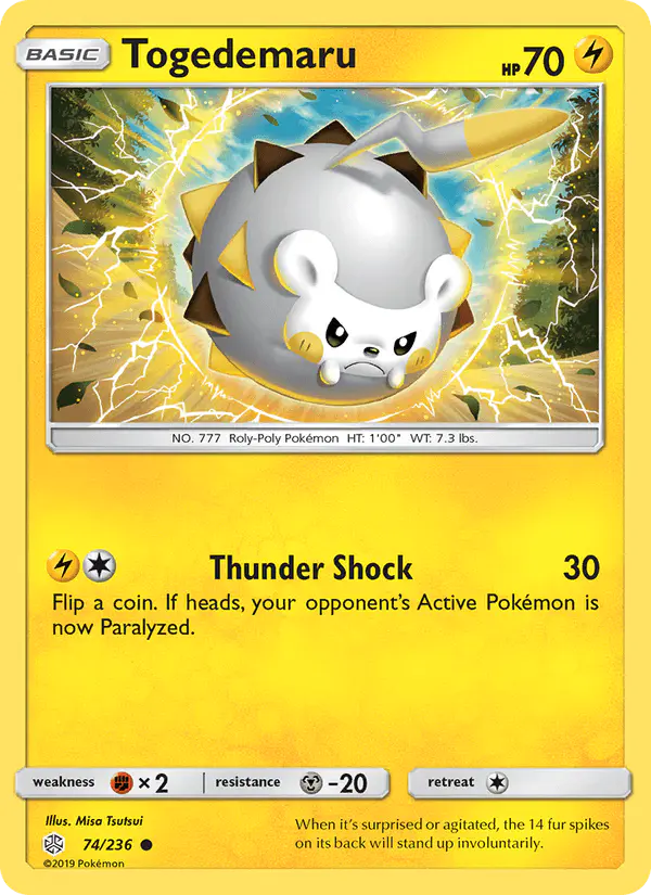 Carta Togedemaru 74/236 de Cosmic Eclipse