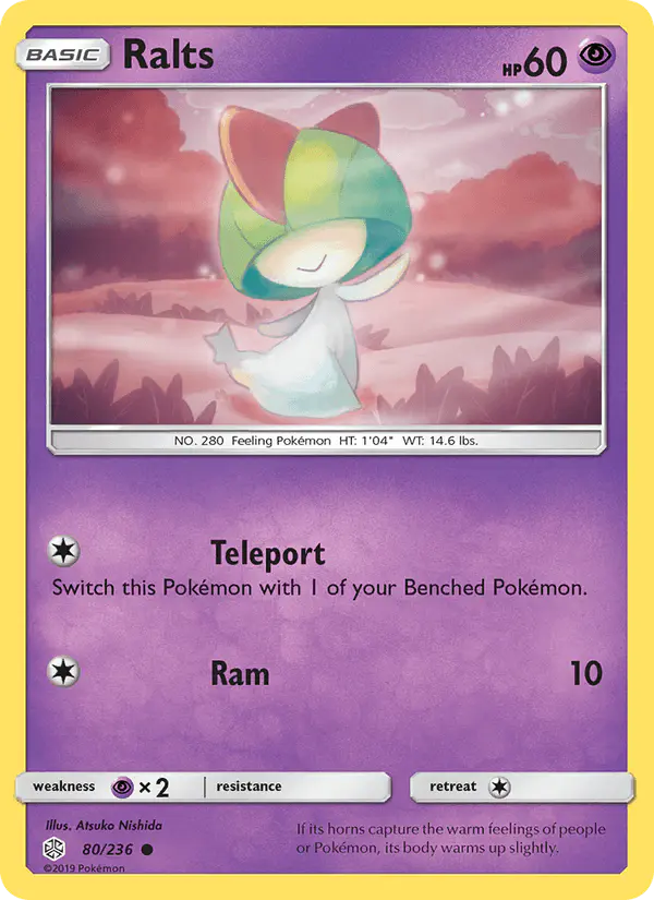 Carta Ralts 80/236 de Cosmic Eclipse