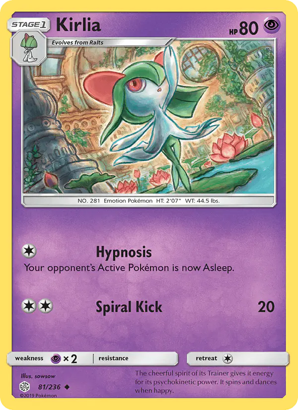 Carta Kirlia 81/236 de Cosmic Eclipse