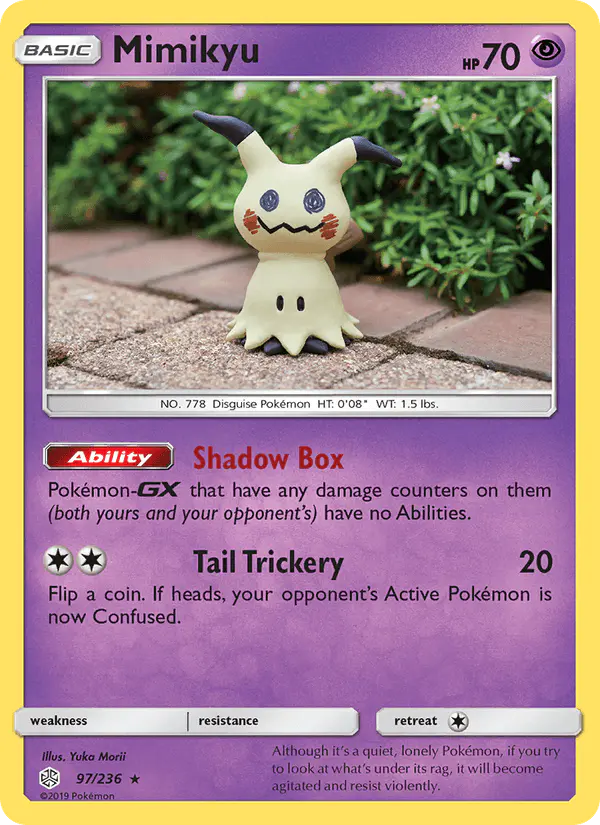 Carta Mimikyu 97/236 de Cosmic Eclipse