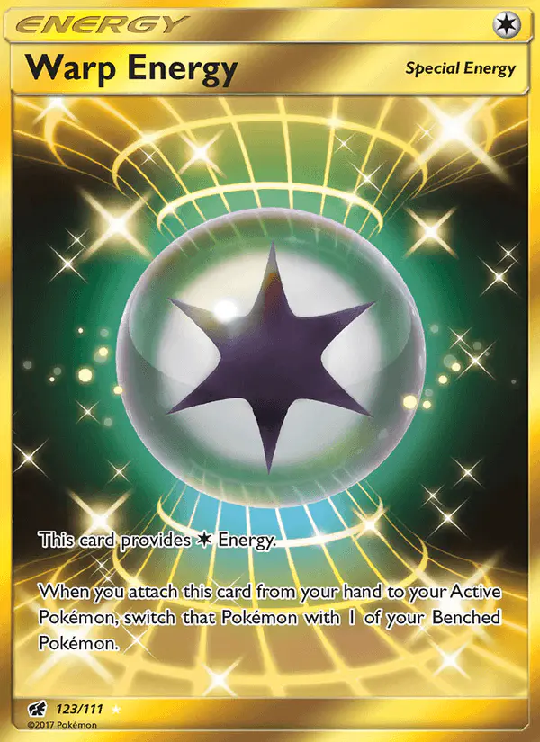Carta Warp Energy 123/111 de Crimson Invasion