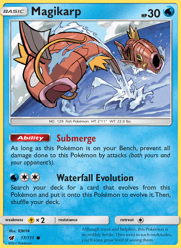 Carta Magikarp 17/111 de Crimson Invasion
