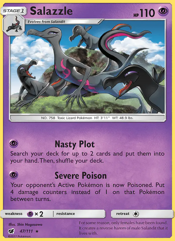 Carta Salazzle 47/111 de Crimson Invasion