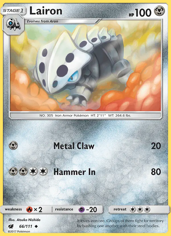 Carta Lairon 66/111 de Crimson Invasion