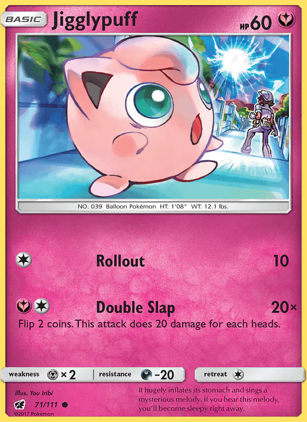 Carta Jigglypuff 71/111 de Crimson Invasion