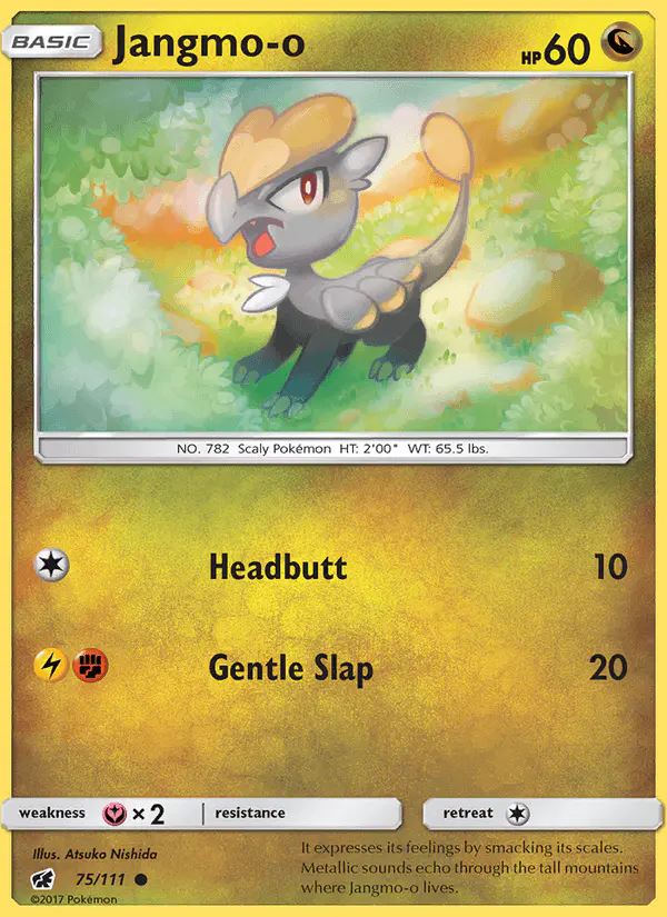Carta Jangmo-o 75/111 de Crimson Invasion