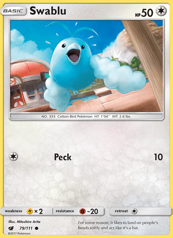 Carta Swablu 79/111 de Crimson Invasion
