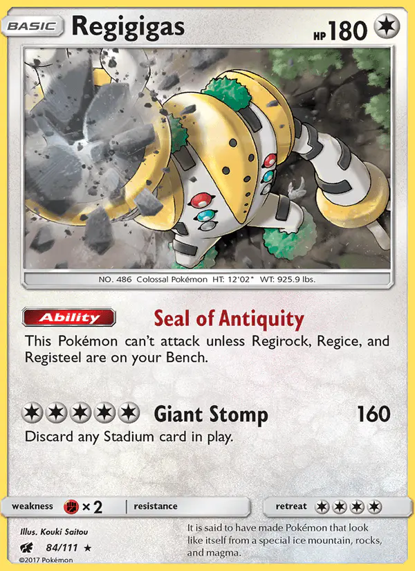 Carta Regigigas 84/111 de Crimson Invasion