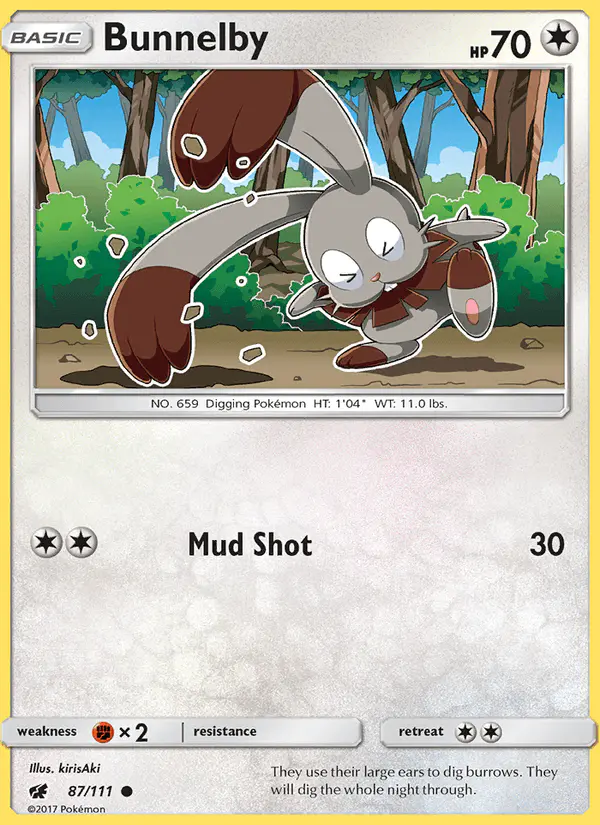 Carta Bunnelby 87/111 de Crimson Invasion