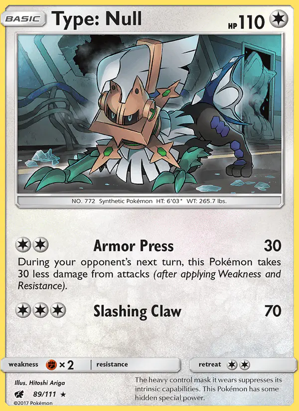Carta Type: Null 89/111 de Crimson Invasion