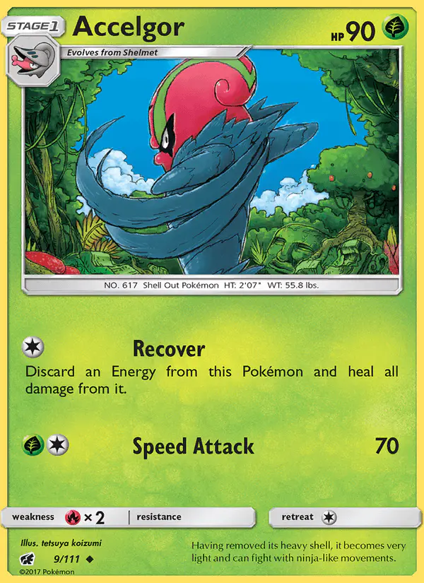 Carta Accelgor 9/111 de Crimson Invasion