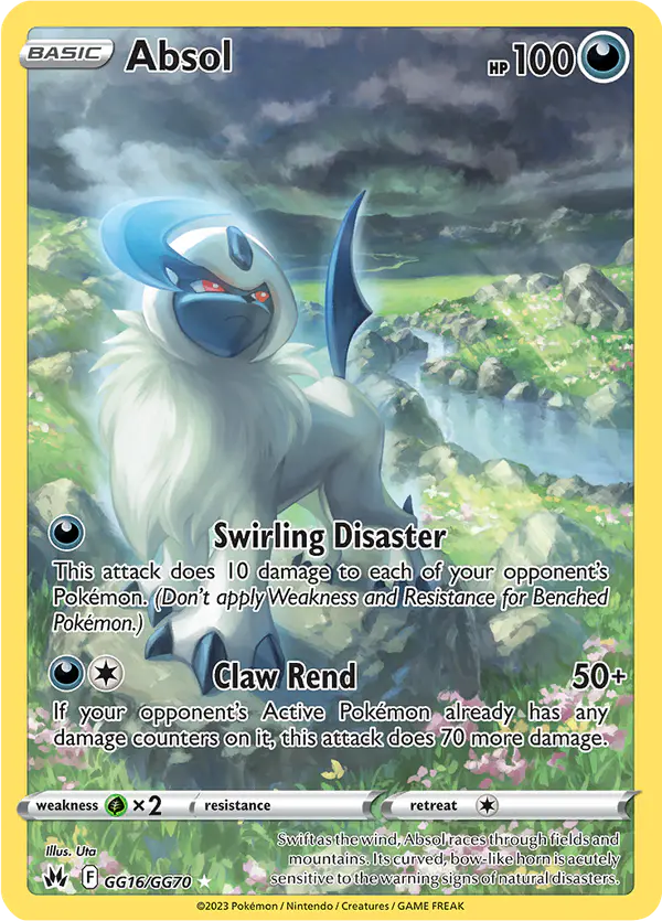 Carta Absol GG16 de Crown Zenith Galarian Gallery