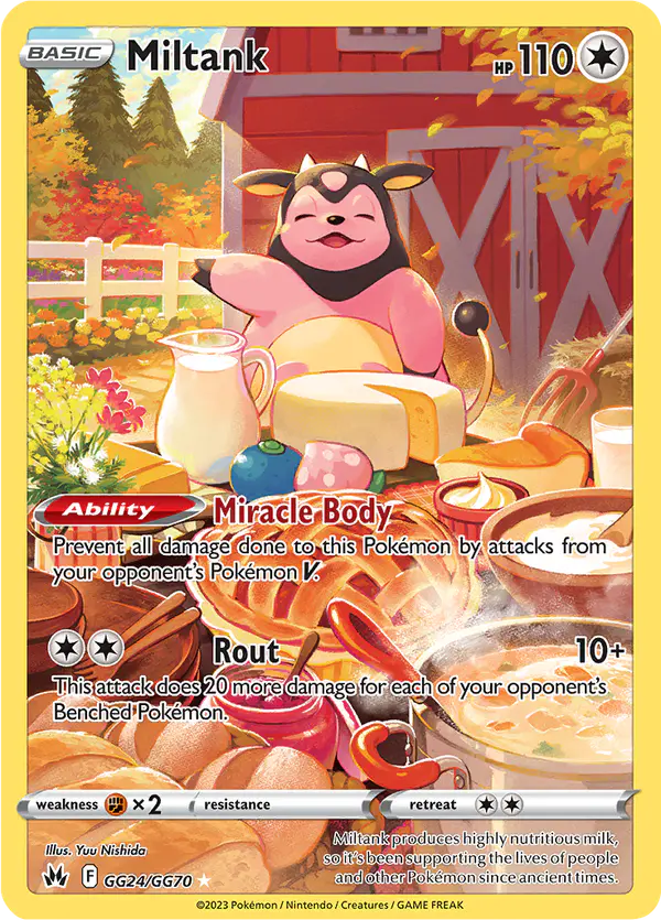 Carta Miltank GG24 de Crown Zenith Galarian Gallery