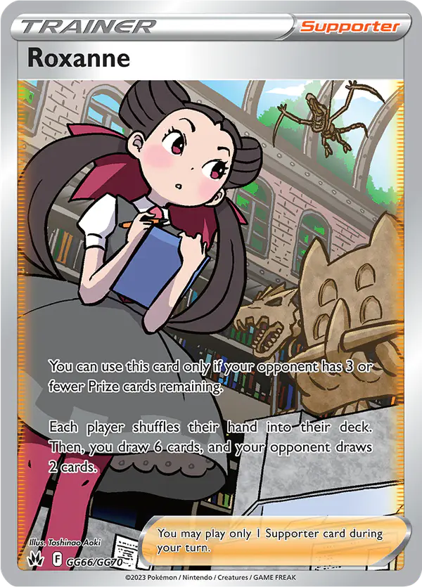 Carta Roxanne GG66 de Crown Zenith Galarian Gallery