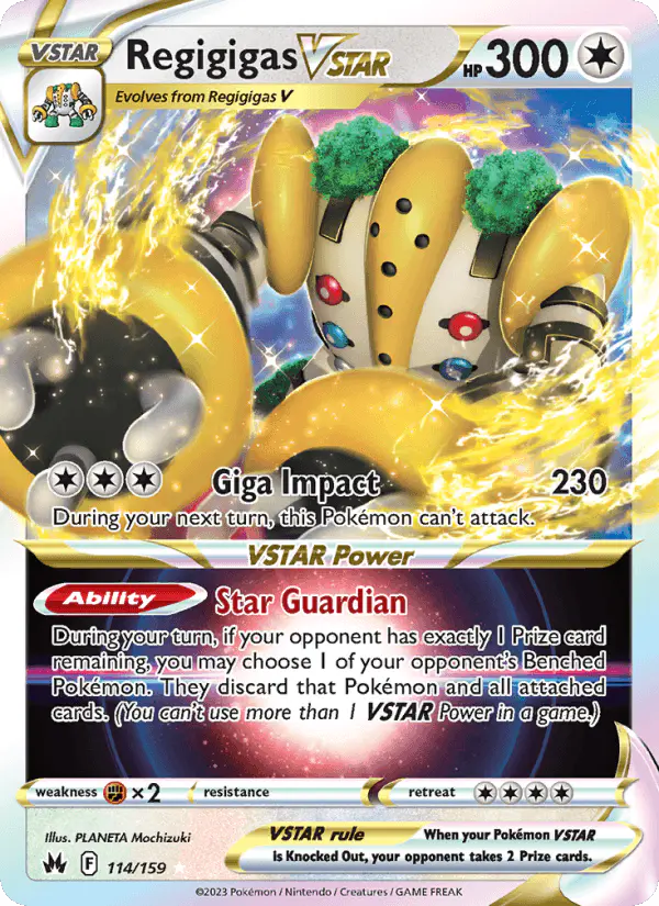 Carta Regigigas VSTAR 114/159 de Crown Zenith