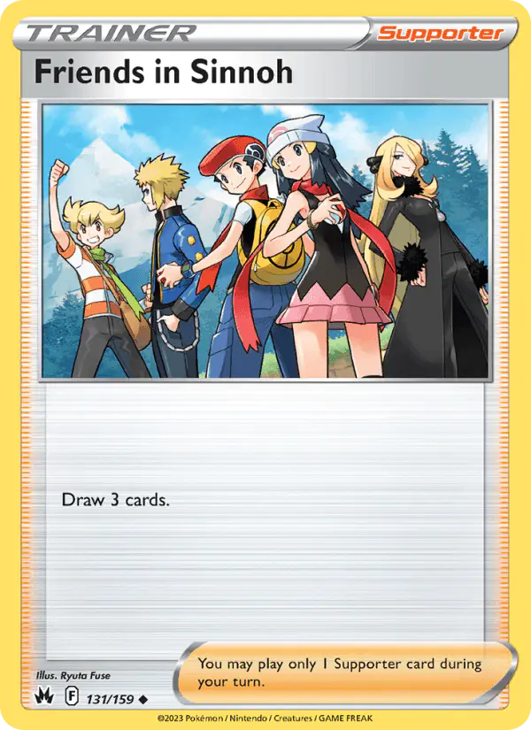 Carta Friends in Sinnoh 131/159 de Crown Zenith