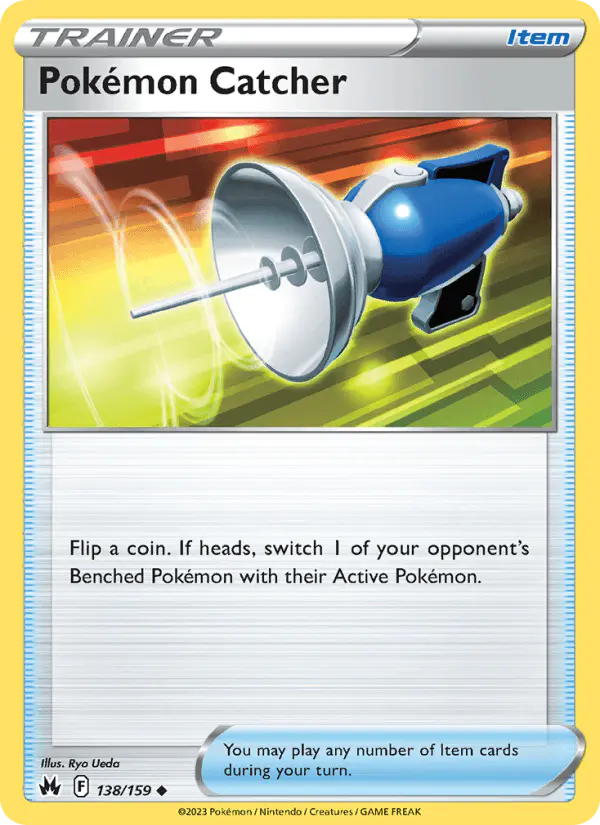 Carta Pokémon Catcher 138/159 de Crown Zenith