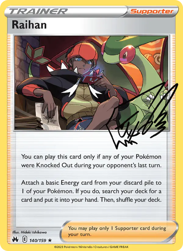 Carta Raihan 140/159 de Crown Zenith