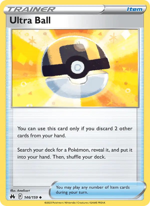 Carta Ultra Ball 146/159 de Crown Zenith