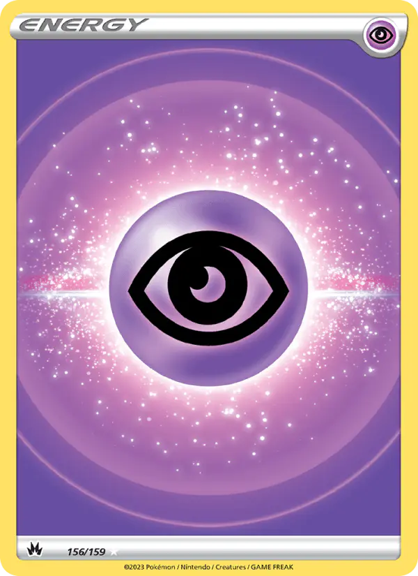 Carta Psychic Energy 156/159 de Crown Zenith