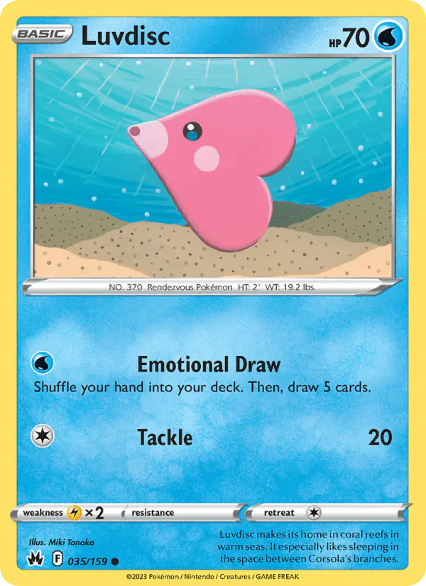 Carta Luvdisc 035/159 de Crown Zenith
