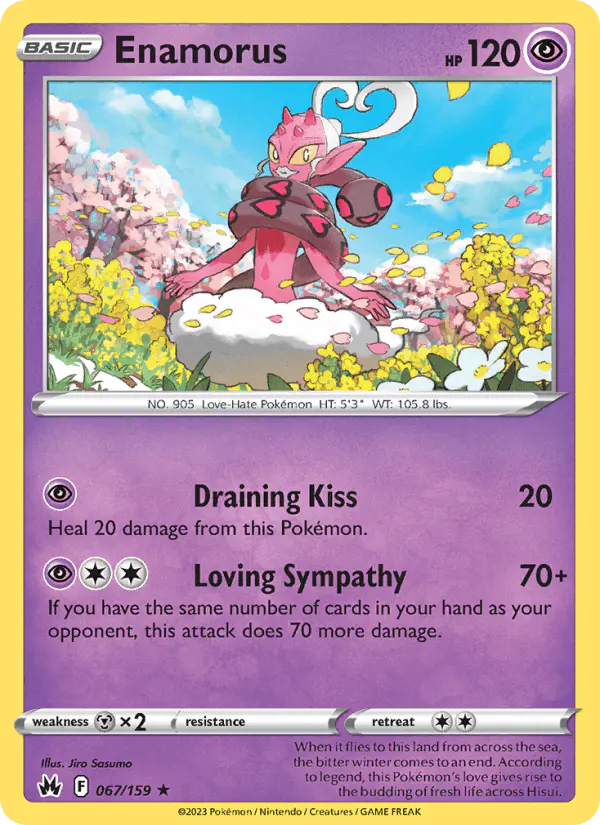 Carta Enamorus 067/159 de Crown Zenith