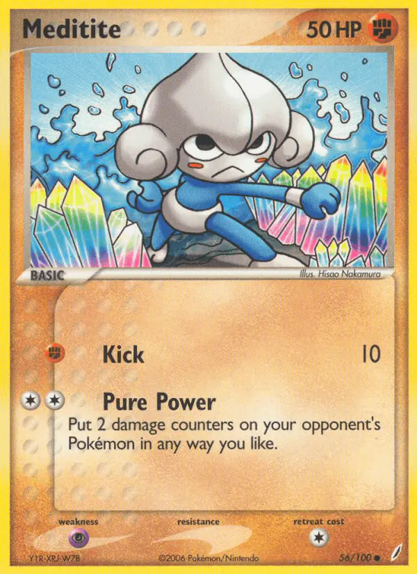 Carta Meditite 56/100 de Crystal Guardians