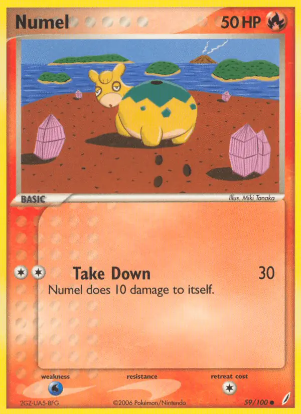 Carta Numel 59/100 de Crystal Guardians