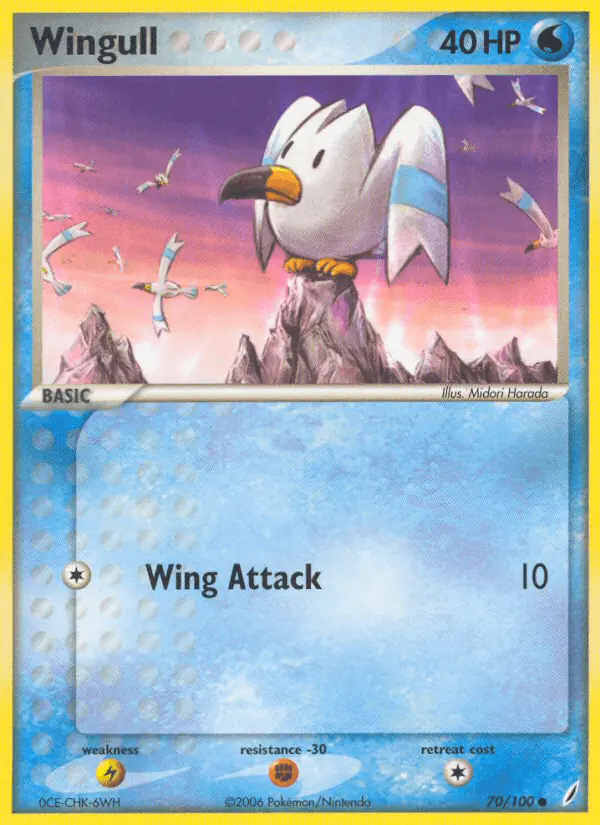 Carta Wingull 70/100 de Crystal Guardians