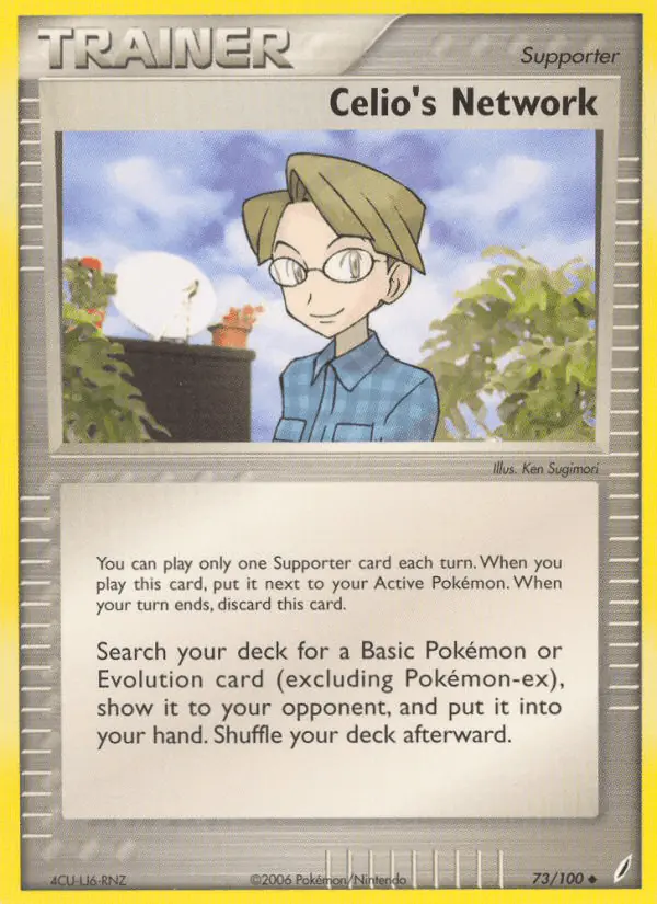 Carta Celio's Network 73/100 de Crystal Guardians