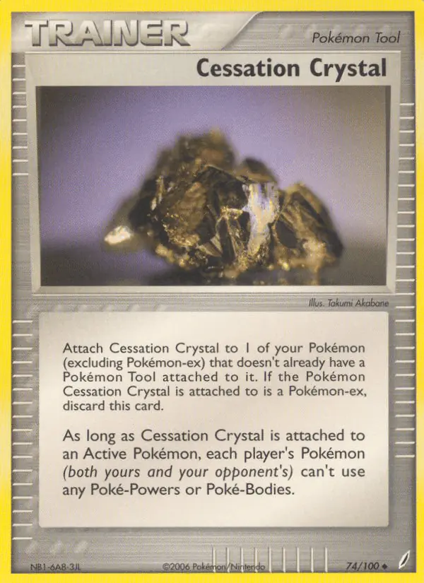 Carta Cessation Crystal 74/100 de Crystal Guardians