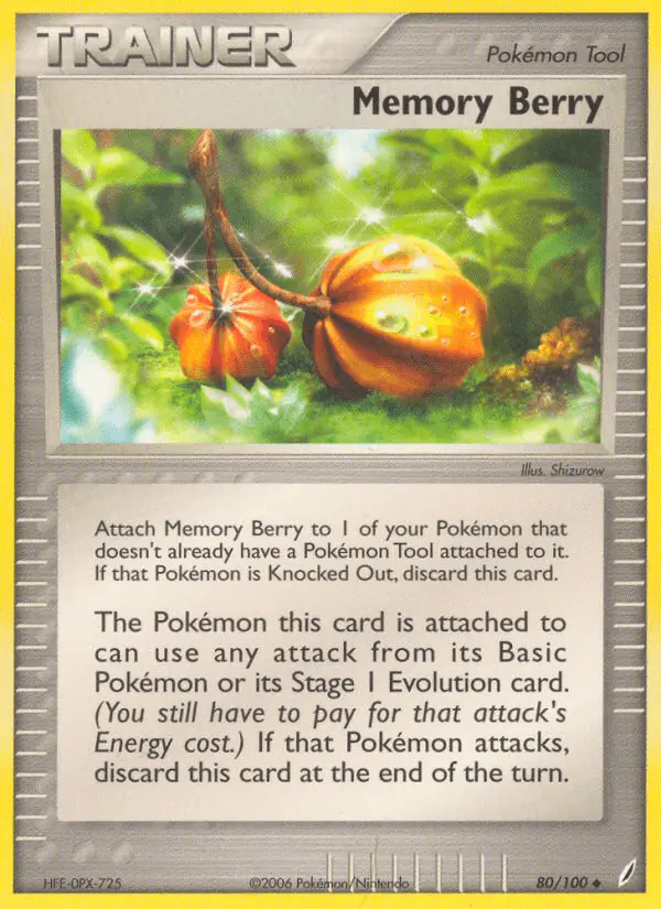 Carta Memory Berry 80/100 de Crystal Guardians