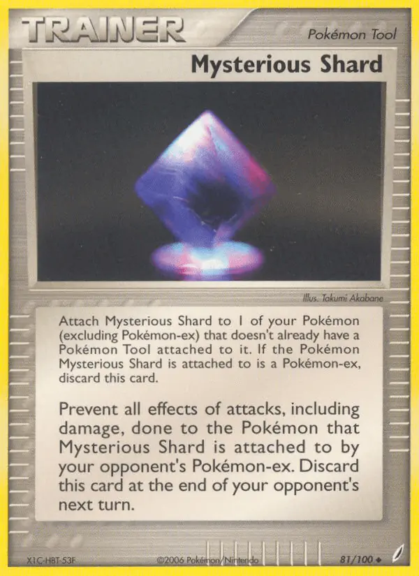 Carta Mysterious Shard 81/100 de Crystal Guardians