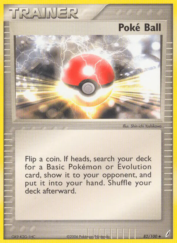Carta Poké Ball 82/100 de Crystal Guardians