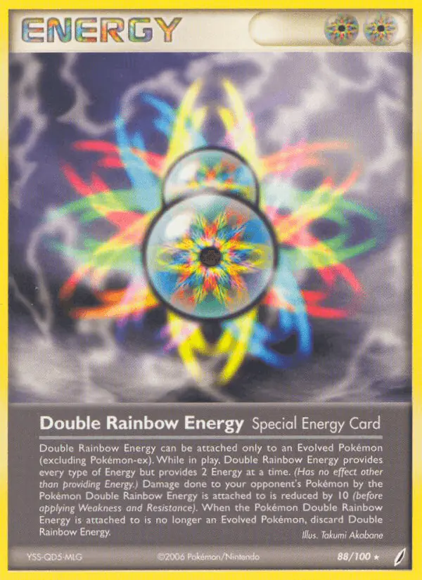 Carta Double Rainbow Energy 88/100 de Crystal Guardians