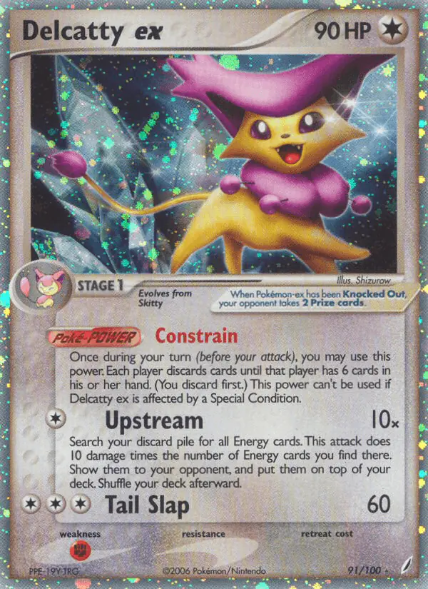 Carta Delcatty ex 91/100 de Crystal Guardians