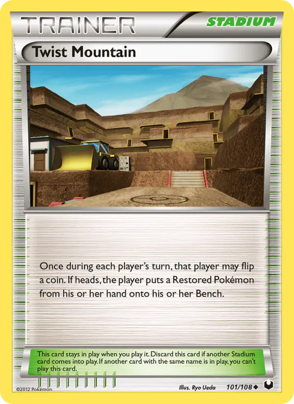 Carta Twist Mountain 101/108 de Dark Explorers