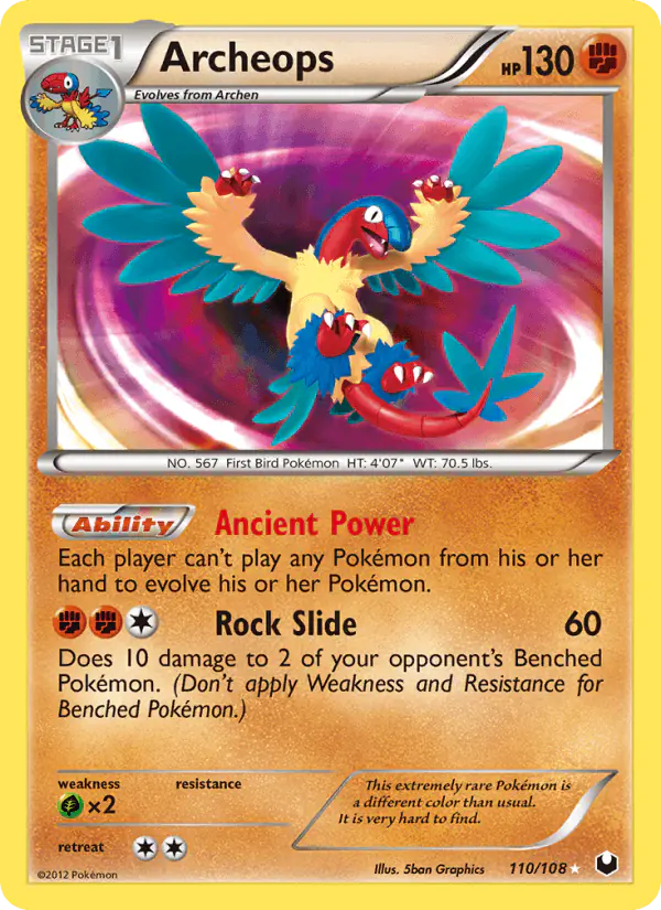 Carta Archeops 110/108 de Dark Explorers