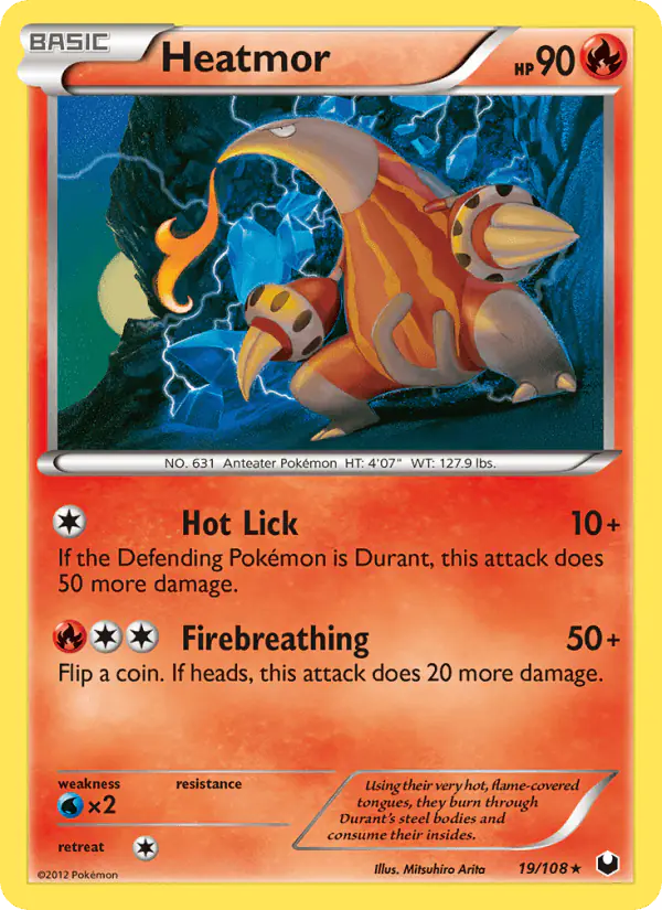 Carta Heatmor 19/108 de Dark Explorers