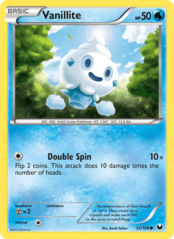 Carta Vanillite 33/108 de Dark Explorers